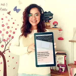 Imagen de portada para Ebook Guía paso a paso para convertirte en una asistente virtual 