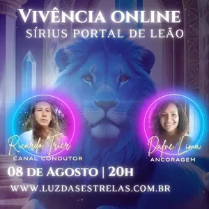 Imagem de capa para o Evento online Vivência Estelar Sírius Portal de Leão 08/08