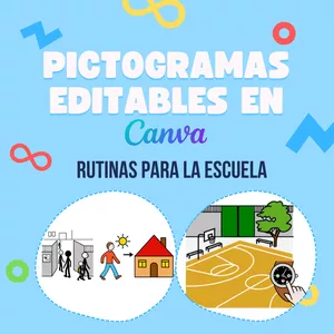 Imagen de portada para Ebook Pictogramas editables - Rutinas para la escuela