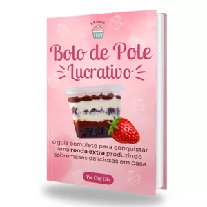 Imagem de capa para o Ebook Bolo de Pote Lucrativo