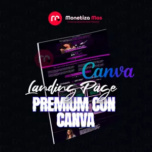Imagen de portada para Curso online Landing Pages con Canva