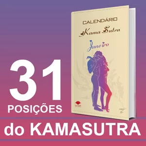 Imagem de capa para o Ebook 31 POSIÇÕES do KAMASUTRA - Mês de JANEIRO - Projeto 365 dias de posições sexuais