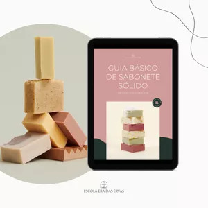 Imagem de capa para o Ebook GUIA BÁSICO DE SABONETE SÓLIDO - COLD PROCESS