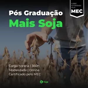 Imagem de capa para o Curso online Pós-graduação Mais Soja