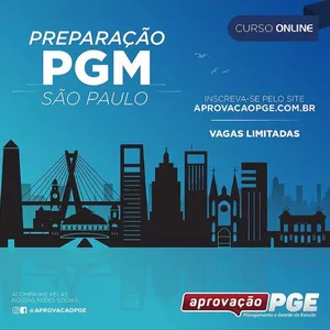 Imagem de capa para o Curso online Preparação PGM São Paulo