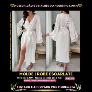 Imagem de capa para o Curso online ⭕✨[Molde em PDF] - Robe Escarlate. ID 4031257