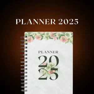 Imagem de capa para o Ebook PLANNER ONLINE 2025
