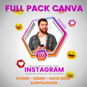 Imagen de portada para Curso online FULL PACK CANVA III