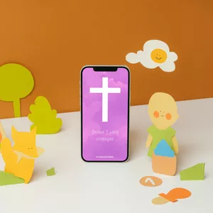 Imagem de capa para o Ebook Salmo 2 na versão infantil