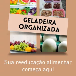 Imagem de capa para o Ebook Geladeira organizada