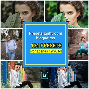 Imagem de capa para o Ebook Pack blogueiro com 131 presets para Lightroom