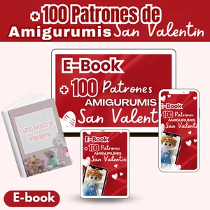 Imagen de portada para Ebook +100 patrones de San Valentin 