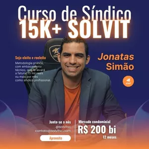 Imagem do curso Curso de Síndico Profissional Solvit