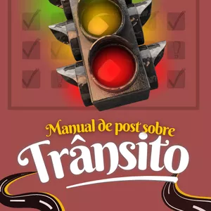 Imagem de capa para o Ebook Manual de Post Sobre Trânsito