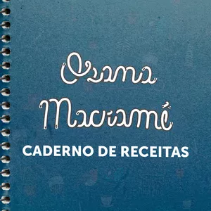 Imagem de capa para o Ebook Caderno de Receitas Osana Macramê