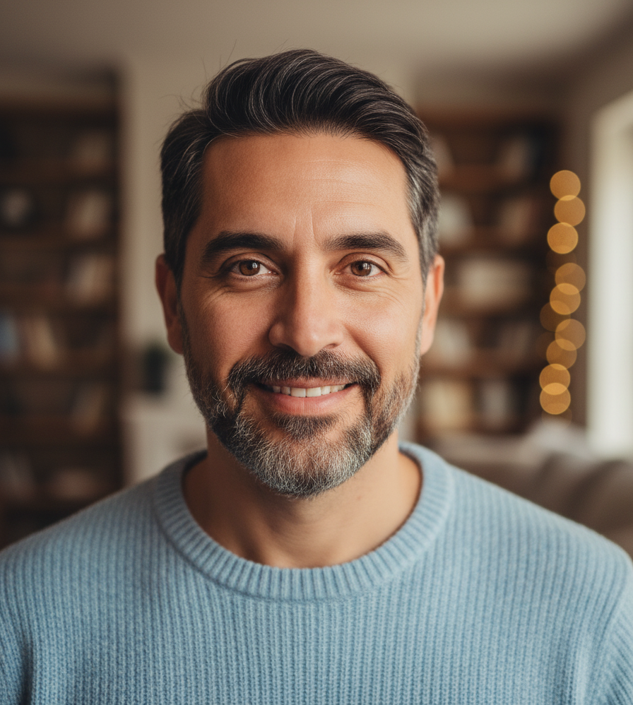 Marco Fernández, padre de un joven de 16 años