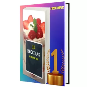 Imagem de capa para o Ebook 10 Receita de bolo de pote