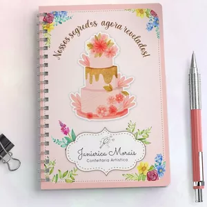 Imagem de capa para o Ebook Livro de Receitas: Janierica Morais Confeitaria Artística