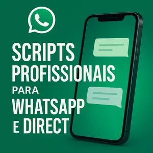 Imagem de capa para o Ebook Scripts Profissionais para Whatsapp e Direct