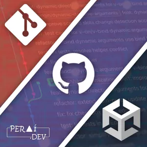 Imagem de capa para o Curso online GitHub &amp; Unity: Descubra como manter um backup e versionamento de seu jogo Unity sem utilizar o terminal!