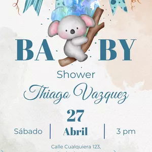 Cover image for Ebook Baby shower invitation 