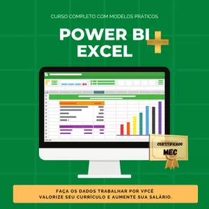 Imagem do curso POWER BI + EXCEL - Do básico ao avançado