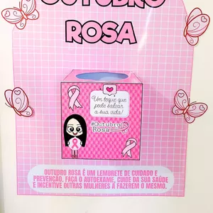 Imagem de capa para o Ebook 💗Caixa Outubro rosa 💗