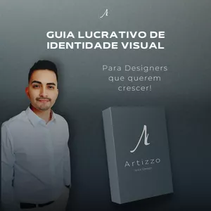 Imagem de capa para o Ebook Guia lucrativo de identidade visual - E-book Artizzo