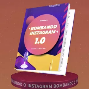 Imagem de capa para o Ebook Bombando Instagram 1.0