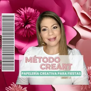 Imagen de portada para Curso online Método CREART Papelería Creativa para fiestas 