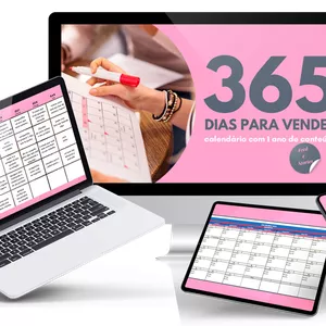 Imagem de capa para o Curso online Calendário 365 + Aulas Bônus
