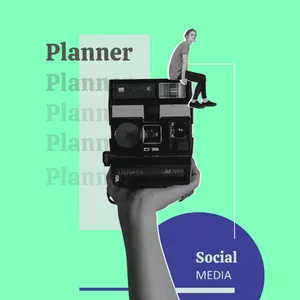 Imagem de capa para o Ebook Planner Social Media