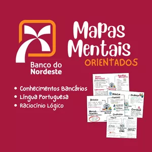 Imagem de capa para o Curso online Mapas Mentais Orientados BNB 2024  Pós-Edital