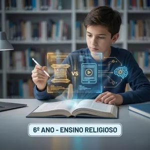 Imagem do curso Ensino Religioso - 6º Ano - Ensino Fundamental Anos Finais: 40 Planos de Aulas Completos