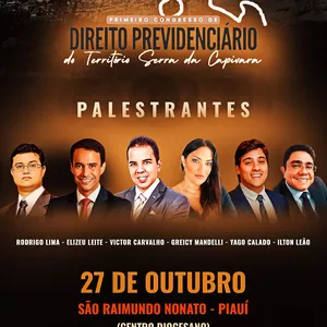 Imagem de capa para o Curso online Primeiro Congresso de Direito Previdenciário do Território Serra da Capivara