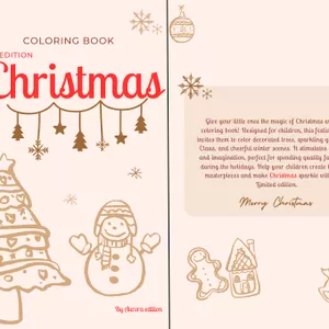 Cover image for Ebook Christmas Edition Coloring Book
