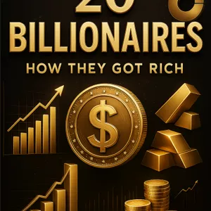 Cover image for Ebook 20 Billionaires: How They Got Rich