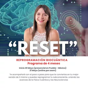 Imagen de portada para Curso online "RESET" REPROGRAMACIÓN BIOCUÁNTICA programa de 12 meses
