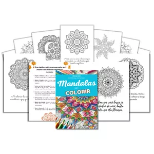 Imagem de capa para o Curso online 90 Mandalas para Colorir e Relaxar