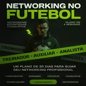 Imagem de capa para o Curso online Networking no Futebol: um plano de 30 dias para guiar você profissionalmente - Jogo Inteligente