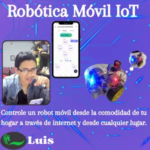 Imagen de portada para Curso online Mini Curso IOT, programación ESP32 aplicado a la Robótica