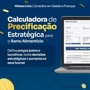 Imagem de capa para o Curso online Planilha de Precificação de Produtos - Alimentos