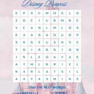 Cover image for Ebook Disney Princess Word Search 