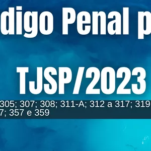 Imagem de capa para o Ebook Código Penal para concurso TJSP Completo