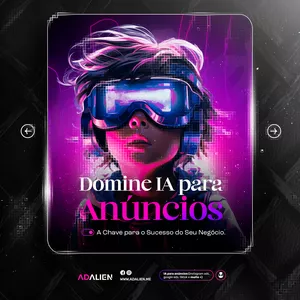 Imagem de capa para o Curso online IA PARA TRÁFEGO PAGO • Dominando anúncios online com Inteligência Artificial • ADALIEN.ME