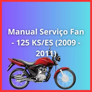 Imagem de capa para o Ebook Manual Serviço Fan - 125 KS/ES (2009 - 2011)