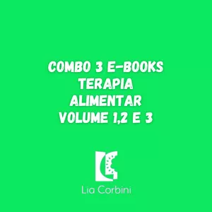 Imagem de capa para o Ebook E-books Terapia Alimentar - 3 unidades