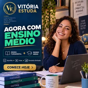 Imagem de Vitória Estuda – Preparatório para Certificação do Ensino Fundamental e Médio criado por ivan na hotmart