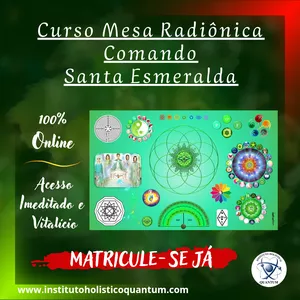 Imagem de capa para o Curso online Curso Mesa Radiônica Comando Santa Esmeralda