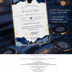 Imagen de portada para Ebook Tarjeta de Fiesta de Graduacion Elegantes